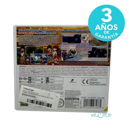 Videojuego NINTENDO 3DS YO-KAI WATCH 2: MEN