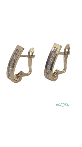 Pendientes Oro GEMJOYA