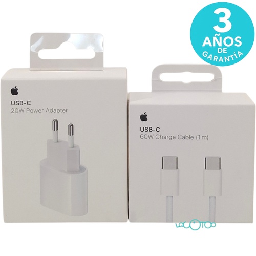 CARGADOR APPLE (ADAPTADOR CORRIENTE USB-C 2