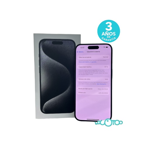 Smartphone APPLE IPHONE 15 PRO 6,1 '' 6 GB 