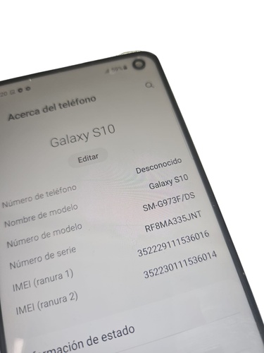 Smartphone SAMSUNG GALAXY S10 EXYNOS 6,09 '
