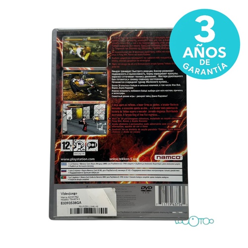 Videojuego SONY PS2 TEKKEN 5  Ps2