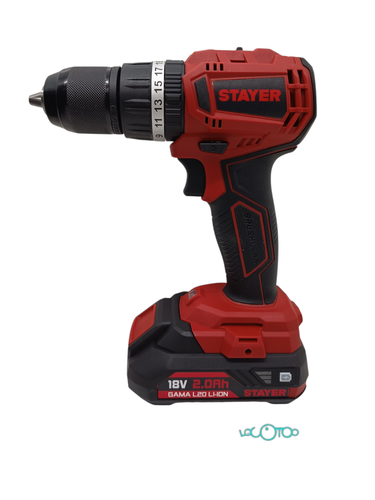 Taladro Batería STAYER PBL COMPACT L20 18 V