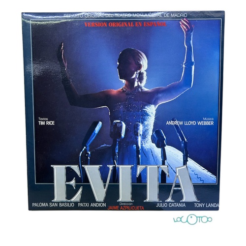  VINILO EVITA VERSION ORIGINAL EN ESPAÑOL