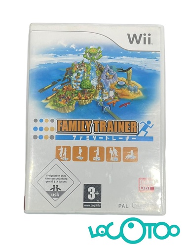  NINTENDO WII FAMILY TRAINER + ALFOMBRA
