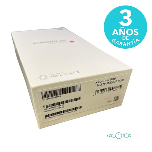 Smartphone XIAOMI 15T 6,83 '' 12 GB 256 GB 