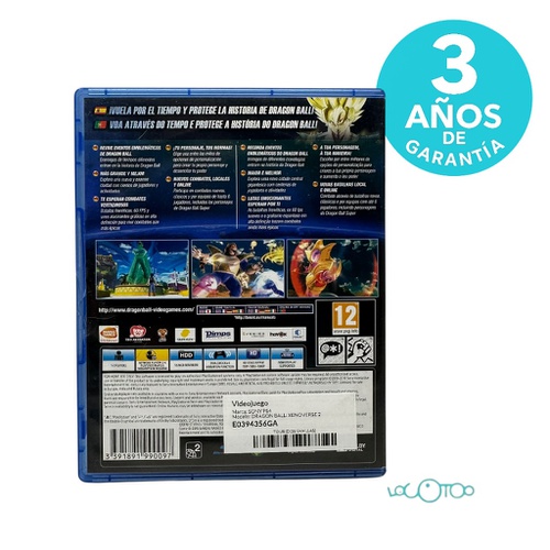 Videojuego SONY PS4 DRAGON BALL: XENOVERSE 
