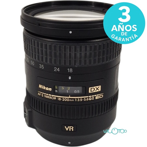 OBJETIVO NIKON 18-200MM DX 1:3.5-5.6 GII ED