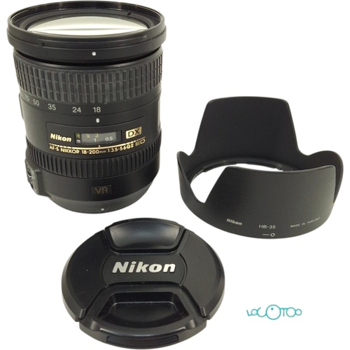 OBJETIVO NIKON 18-200MM DX 1:3.5-5.6 GII ED