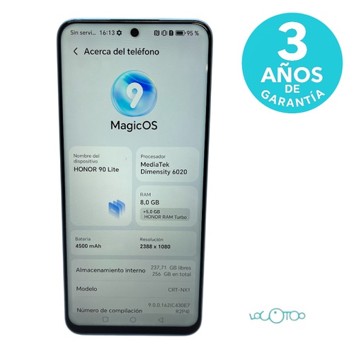 Smartphone HONOR 90 LITE 6,7 '' 8 GB 256 GB