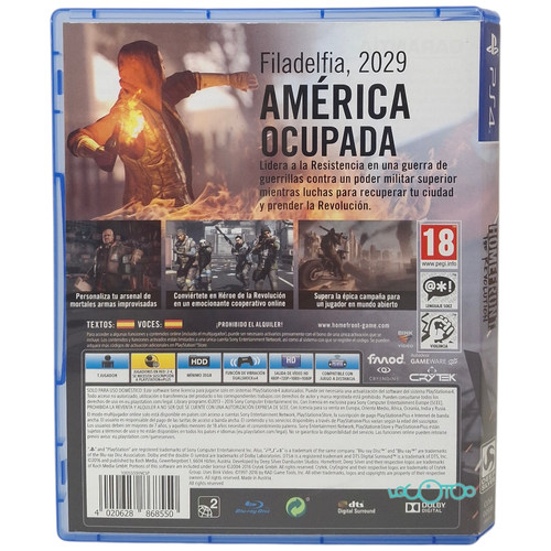 HOMEFRONT THE REVOLUTION SONY PS4