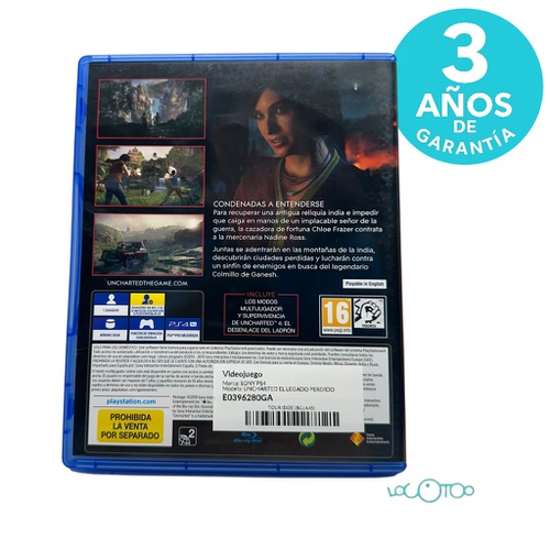 Videojuego SONY PS4 UNCHARTED COLLECTION PS