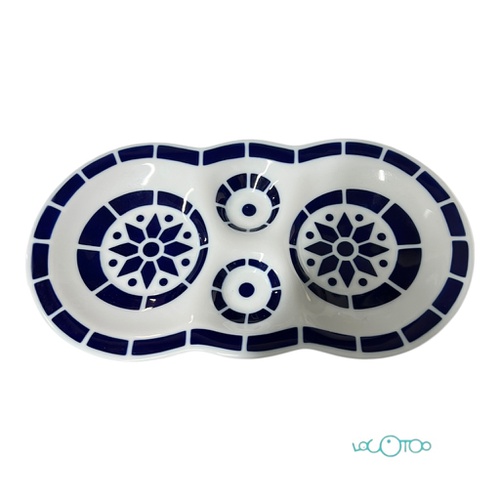 Cerámica SARGADELOS BANDEJA DESAYUNO ROS