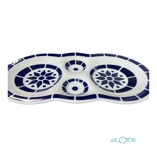 Cerámica SARGADELOS BANDEJA DESAYUNO ROS