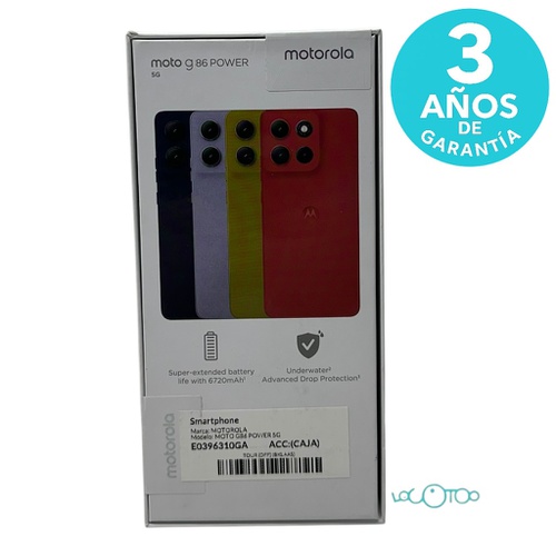 Smartphone MOTOROLA MOTO G86 POWER 5G Libre