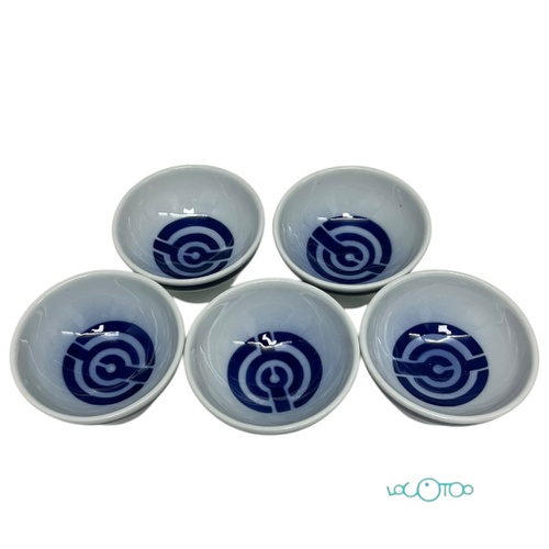 JUEGO 5 CUENCOS CERÁMICA SARGADELOS CUNCA V