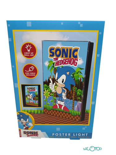 Coleccionismo FIZZ POSTER LUMINOSO SONIC