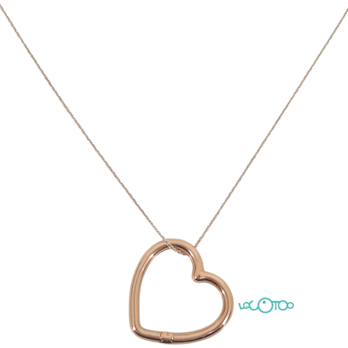 CONECTOR CORAZON ROSA CON CADENA TOUS