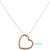 CONECTOR CORAZON ROSA CON CADENA TOUS