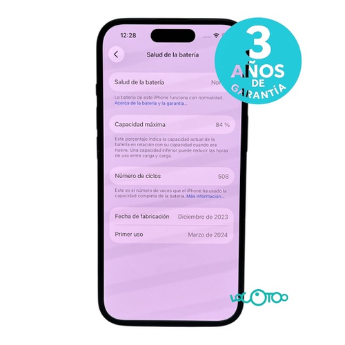 Smartphone APPLE IPHONE 15 Libre 6,1 '' 6 G