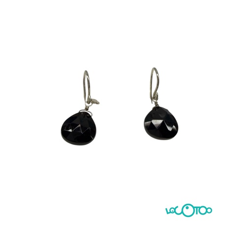 Pendientes Plata TOUS  plata 925M y ónix de