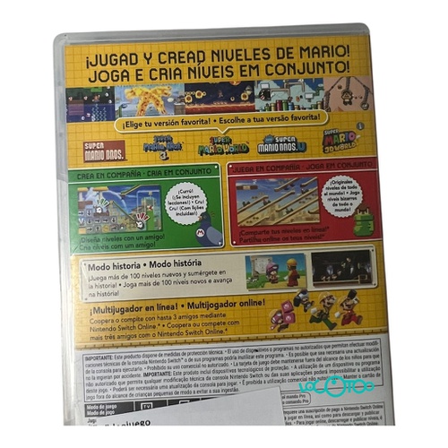 Videojuego SWITCH SUPER MARIO MAKER 2 Ninte