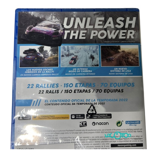 Videojuego SONY PS5 WRC GENERATIONS