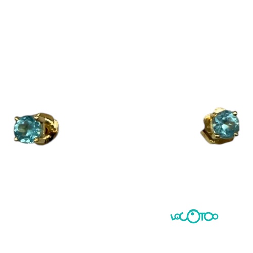 Pendientes Oro TOUS 18k con topacios azules