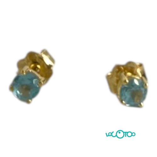 Pendientes Oro TOUS 18k con topacios azules