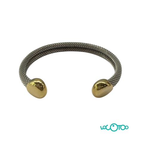 Pulsera acero y Oro TOUS , tipo  torques  c