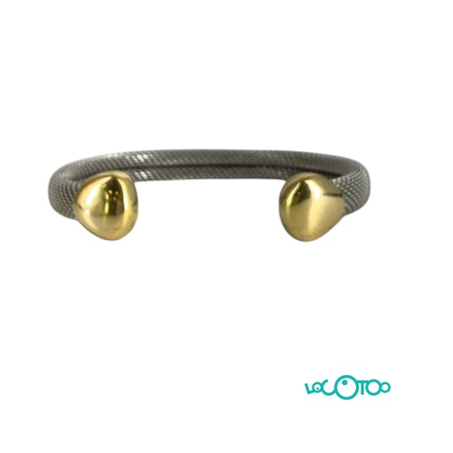 Pulsera acero y Oro TOUS , tipo  torques  c
