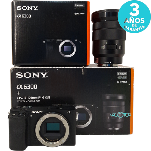 CÁMARA EVIL SONY A6300 + E PZ 18-105mm F4 G