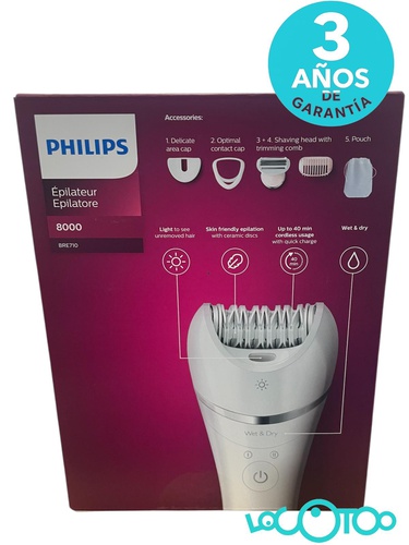  PHILIPS EPILATOR 8000 BRE710