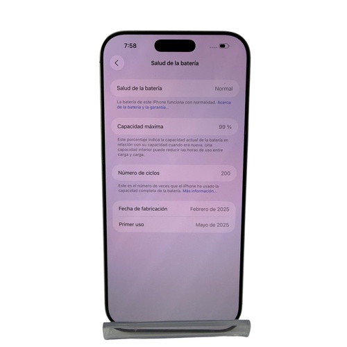 Smartphone APPLE IPHONE 16 PRO MAX 6,9 '' 8