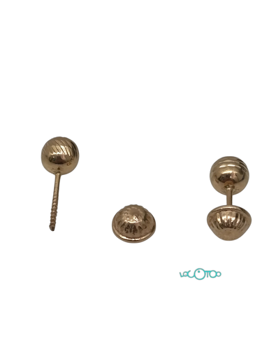 Pendientes Oro PENDIENTES BOLA Cierre Presi