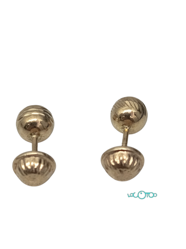 Pendientes Oro PENDIENTES BOLA Cierre Presi