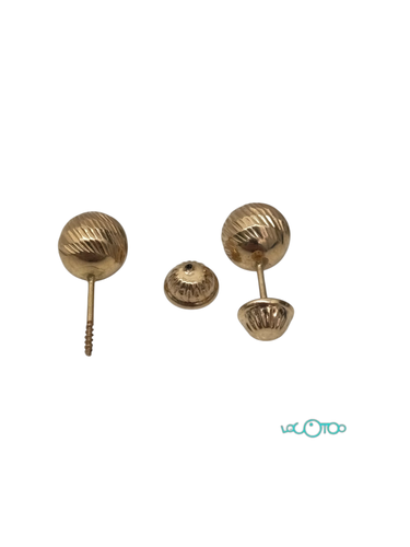 Pendientes Oro PENDIENTES BOLA Cierre Presi