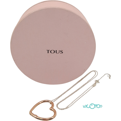 CONECTOR CORAZON ROSA CON CADENA TOUS