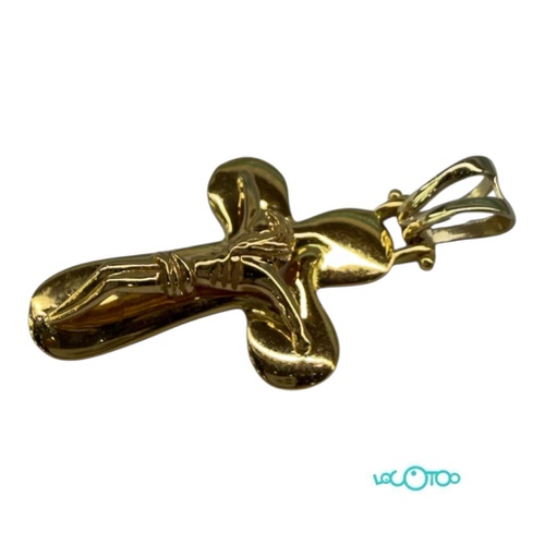 CRUZ ORO 18K amarillo y anilla en oro blan