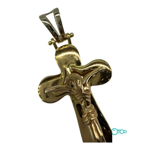  CRUZ ORO 18K amarillo y anilla en oro blan