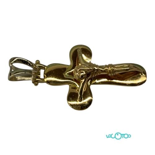  CRUZ ORO 18K amarillo y anilla en oro blan