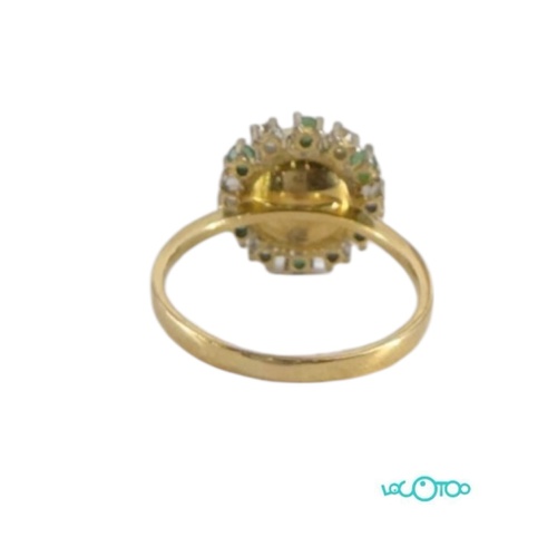 Anillo Oro 18k , perla cultivada de 8,5 mmy