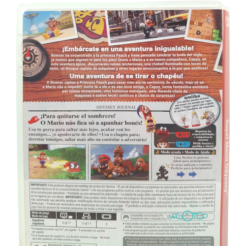 SUPER MARIO ODYSSEY NINTENDO SWITCH