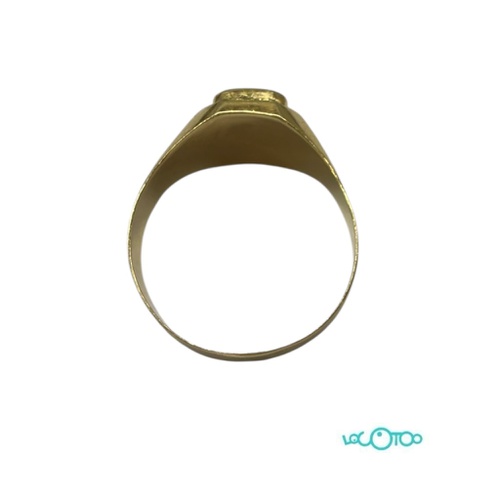 Anillo Oro 18 k tipo sello de caballero con
