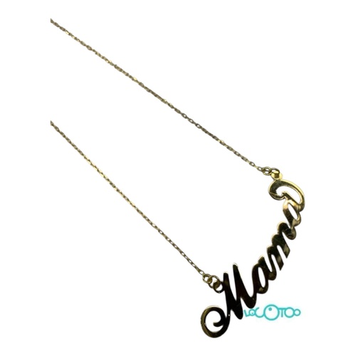Cadena Oro  18K con motivo "mamá", cadena f