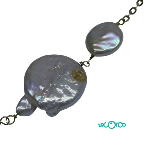 Cadena Oro 18K con perlas 