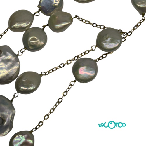 Cadena Oro 18K con perlas 