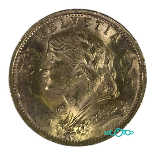 MONEDA DE ORO SUIZA 20 FRANCOS