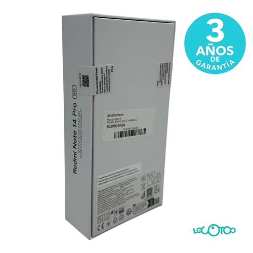 XIAOMI REDMI NOTE 14 PRO 5G 8 GB 256 GB