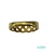 Anillo Oro 18 k , trenzado , ancho cima 6,7
